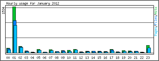 Hourly usage