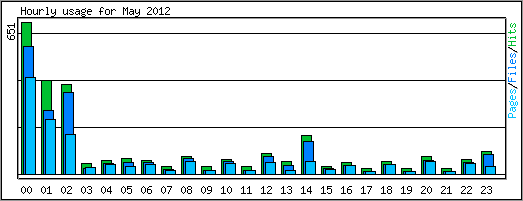 Hourly usage