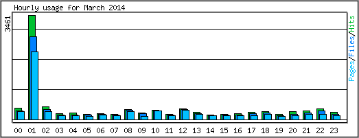 Hourly usage