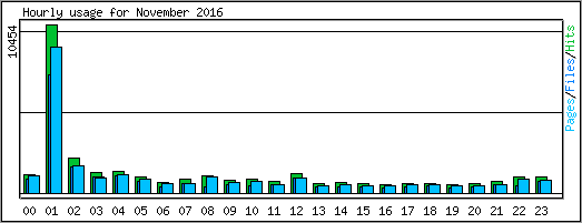 Hourly usage