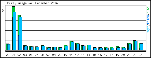 Hourly usage